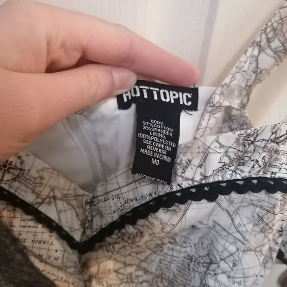 World Map Dress mini/mid length - Picture 5 of 6